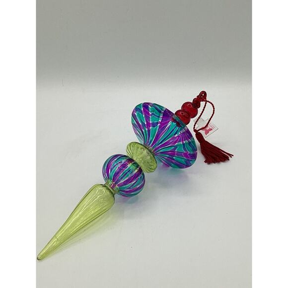 Waterford Marqui Crystal Carnival Fresco Colored Ornament New - Picture 7 of 9